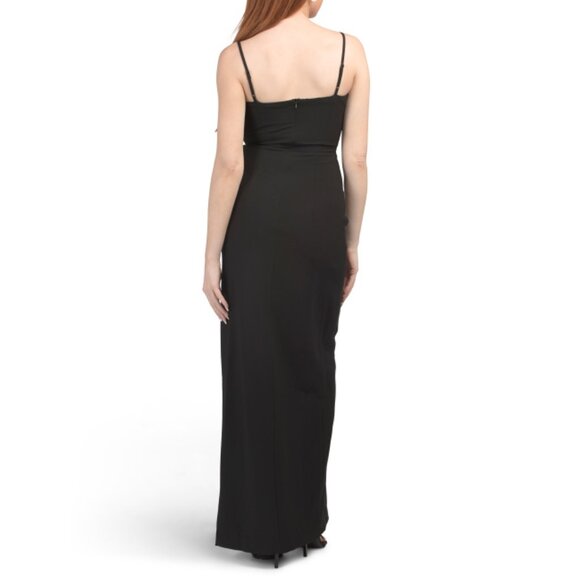 BLACK HALO Black Made In Usa Del Mar Gown - Picture 2 of 2